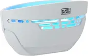 BLACK + DECKER Fly & Bug Glue Trap Wall-Mounted UV Light for Indoor Pest Control No Zap Sconce Lures & Kills Mosquitoes, Gnats & Fruit Flies Via Non Toxic Sticky Glue Paper