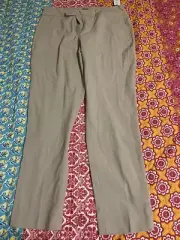 NWT Tahari 'Alanis' Slim Leg Ankle Pants Beige Size 10