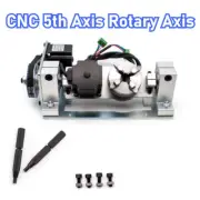 CNC 5th Axis Rotary Axis With Chuck Table Engraving Machine Rotary Axis New