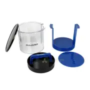 Razor Burger Press Caddy 12-Piece Prep & Store Burger Patties W/ Easy Pull Tabs