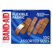 Band-Aid Brand Flexible Fabric Adhesive Bandages for Wound Care & First Aid, ...