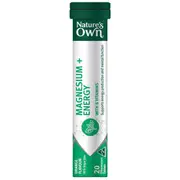 Nature's Own Magnesium+ Energy Effervescent With B Vitamins & Caffeine 20 pack