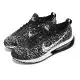 Nike 休閒鞋 Air Max Flyknit Racer 女鞋 黑 白 針織 氣墊 透氣 DM9073-001