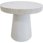 LVD Occasional Round Table Capiz Home/Lounge Decor - 2 Boxes