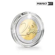 10 Leuchtturm Coin Capsules Ultra Perfect Fit for 2 E.uro 345007