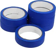 6 Rolls Painters Tape 0.98 Inches X 21.87 Yards Blue Paint Tape Protects Surfaces and Removes Easily Painting Tape for Indoor and Outdoor Use