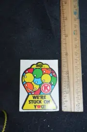 Vintage MEllo Smello Scratch & Sniff Gumball Sticker