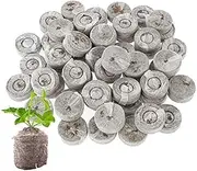 Peat Pellets Seed Starter Soil Plugs for Seedlings Coir Compost Discs Soil Pellet for Seed Propagation Plant Vegetable Germination (No Sprinkler)