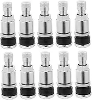 10Pcs Reliable Bolt in Tire Valve Stems for Tubeless Wheels Durable High Temperature Resistant Replacement for Car Motorcycle and Trailer Tires
