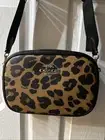 Coach CC759 Crossbody Camera Bag In Signature Canvas Leopard Print