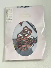 Authentic Vivienne Westwood ORB Tiger zodiac light grey carton designs stockings