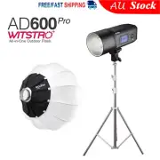 Godox AD600Pro TTL HSS Outdoor Flash Strobe + CS-65D Lantern Softbox + Stand