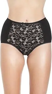 [Camille] Womens 3 Pack Lace Front Full Briefs