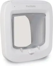 Microchip Activated Cat Flap Exclusive Entry Easy Install 4 Way Manual Lockin