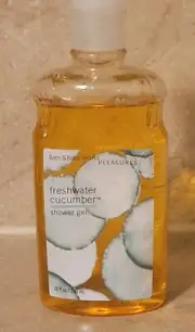 Bath & Body Works PLEASURES FRESHWATER CUCUMBER Shower Gel Body Wash 10 oz