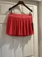 NWT Lululemon Mesh Pleats Mid-Rise Mini Tennis Skirt lip Gloss LIPG Size : 6&8