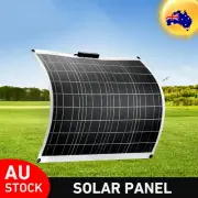 100W 12V Flexible Solar Panel Mono Waterproof Caravan Camping Power Battery