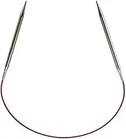 [ChiaoGoo] 7016-0 16-Inch Red Lace Stainless Steel Circular Knitting Needles, 0/2mm
