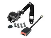 For Three-point Car Seat Belt, Fully Automatic Retractable Driver's Seat Belt with Base Socket, Safety and Comfort