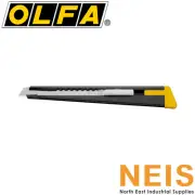 OLFA Metal Precision Knife 9mm 180 - Carbon Steel, Slim, Acetone Resistant, Snap
