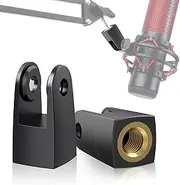 2 Pack HyperX Quadcast Stand Adapter for HyperX Microphone, Replacement Quadcast Adapter for HyperX Quadcast Boom by YOUSHARES, 2PCS ADAPTER