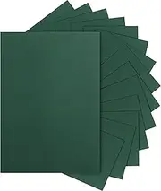 Silunkia 28 Sheets Dark Green Cardstock 8.5 x 11 Craft Paper, 92lb Heavyweight Christmas Green Card Stock for DIY Cards Making, Invitations, Thank You Cards, Birthday, Menus