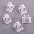 5x Self Adhesive Hooks Curtain Wall Hanging Rod Holder Clips Brackets Hooks