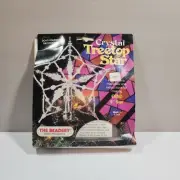 SEALED Vintage 1990 The Beadery Crystal Treetop Star BEAD Ornament kit 9 Star