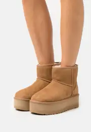 Size 5 6 7 || UGG Boots || Suede Leather Women's Ankle || Classic Mini Platform