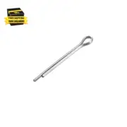 Split Cotter Pin - 1Mm X 10Mm 304 Stainless Steel 2-Prongs Silver Tone Fastener
