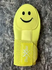 Smiley Face Emoji Sliding Mitt Yellow Baseball Softball Standard Size Smile