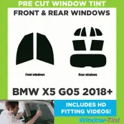 For BMW X5 G05 2018+ Full Pre Cut Window Tint Kit Front & Rear Car Tinting Film