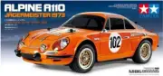 TAMIYA 1/10 Electric RC Car Series No.708 Alpine A110 Jägermeister 1973 58708