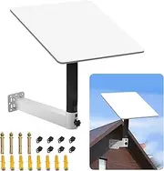 Starlink Long Wall Mount, Dual Wind Safe Protection, Rust-Resistant Aluminum Alloy Starlink Internet Kit Satellite Mounting Kit, Compatible with Starlink V2 Dish