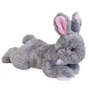 LVD Plush Belly Bunny Grey Kids/Children Stuffed Animal/Soft Toy 31x16cm GRY 0+