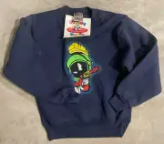 NWT Loony Tunes Deadstock Vintage Sweatshirt Made In USA Marvin The Martian 1996