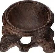 Wooden Stand for All Kinds Ball Branch Wood Display Stand Base Crystals Sphere Quartz Ball Holder Egg Base Decorative Pedestal (Color : As Shown, Size : 4.5X2.2cm)