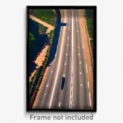 Pixel Art Poster - Sharp Crossroad (8 Bit Psychedelic Trippy Video Game Print)