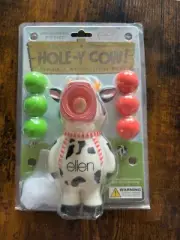 Ellen's Hole-Y Cow Ball Launching Toy Foam Ball Launcher NEW