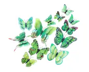 Sticker Decals Butterfly Shape Magnetic PVC 3D Stereo Refrigerator Decoration Room Decor-#22