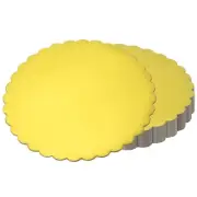 15pcs Cake Board Round, 7 inch Cake Circle Base Cake Plate Gold