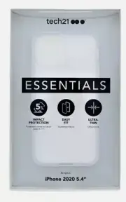 Clear Case For iPhone 2020 5.4" By Tech 21 Essentials