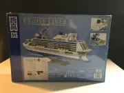 Cruise Ship Molecular Of The Seas Building Blocks Set, 2400+ PCS MOC Ship/Boat