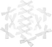 100pcs Mini Satin Bows for Decor Pink Fabric Ribbons Craft Bows for Girls
