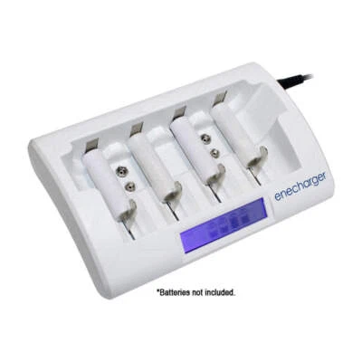 Universal Smart LCD Battery Charger for AAA, AA, C, D & 9V NiMH Cells. Input 240