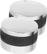 ORFOFE 2pcs Gas Stove Knobs Replacement for Kitchen Cooktops and Camping Stoves Inner Hole Easy to Install Reliable Control for Grilling and Cooking Needs