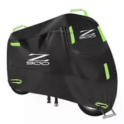 For Kawasaki Z900 Z900 2018 2019 2020 2022 Motorcycle Cover UV Protective Dustproof Snowproof Outdoors Rain Waterproof Cover black L for 180cm