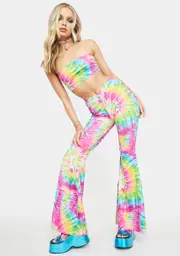 [Club Exx] Prismatic Dream Bell Bottoms Set