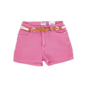 [MAYORAL] MAYORAL Denim shorts with cord belt Kids 8Y 8Y Pink