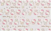 Torune Hello Kitty Ag Bento Box, Antibacterial Sheet, 30 Sheets, Double-Sided Antibacterial Treatment, Includes Zipper for Convenient Storage, 2.4 x 3.9 inches (6 x 10 cm), HK-32, Made in Japan